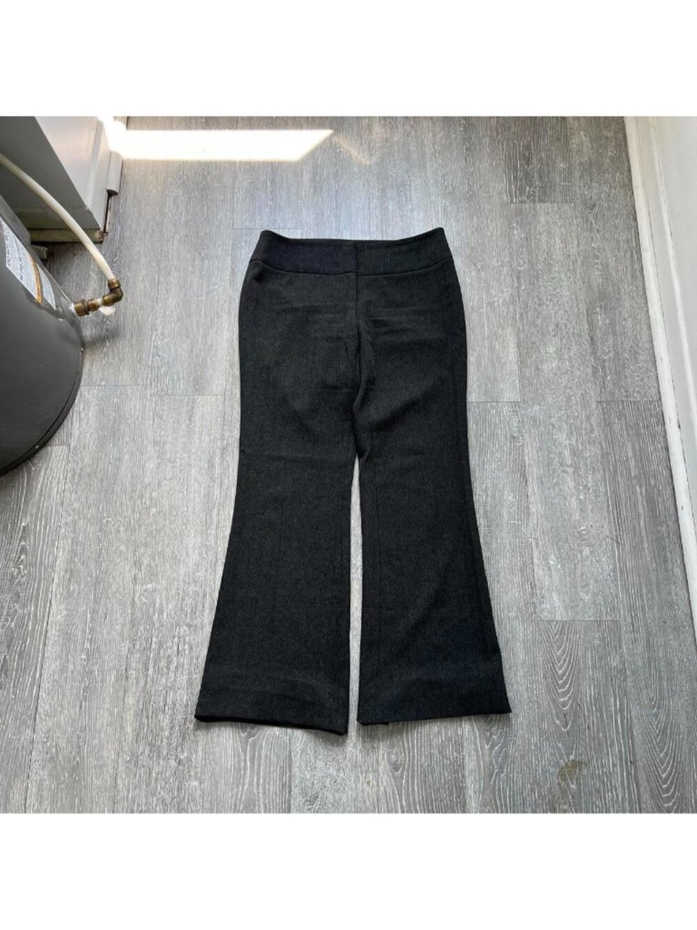 Charcoal Grey Vintage Dynamite Low-Rise / Flared Preppy / Y2K Dress Pants